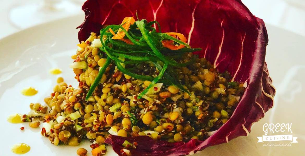 Linsen mit Quinoa ▶︎ Bowl I GREEKCUISINEmagazine
